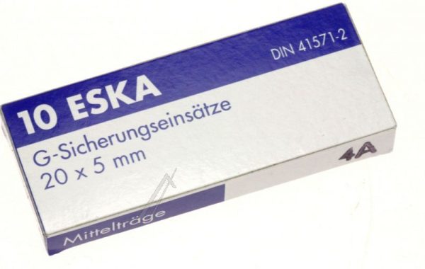 4,0A-M ZEKERING MIDDELTRAAG 5X20MM. INH:10 ST. ROHS-CONFORM