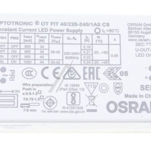 OT FIT 40/ 220-240/ 1A0 CS VS 20 VORSCHALTGERÄT