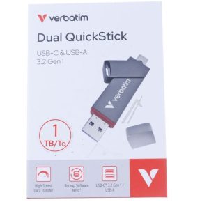 32043 geschikt voor DUAL QUICKSTICK USB-A /  USB-C 3.2 GEN1 1TB