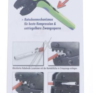 SOZG0100 CRIMPZANGE SOLAR,  SOLARSTECKER GRÜN