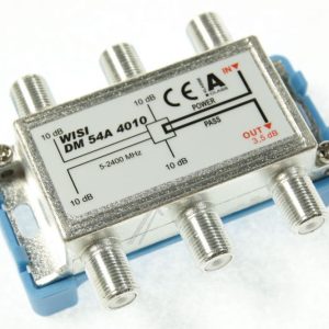 DM 54 A 4010 16603 ABZWEIGER,  4-FACH,  11/ 12,5...14 DB,  1 STÜCK,  5...2400 MHZ