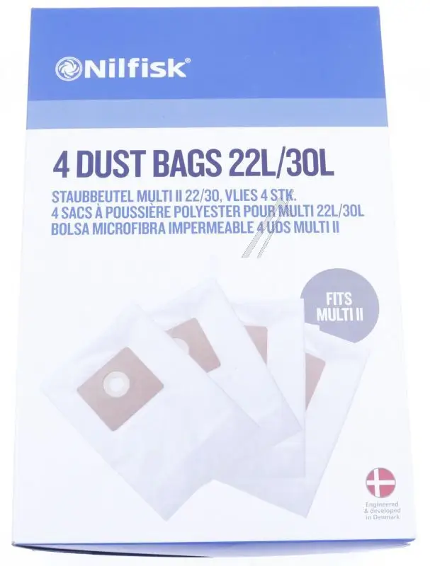 nilfisk stofzuigerzakken 107417195 STOFZUIGERZAKKEN geschikt voor NILFISK 4 ST. 22L_ 30L 87be3f13b49a68a163dc52a6f657c317