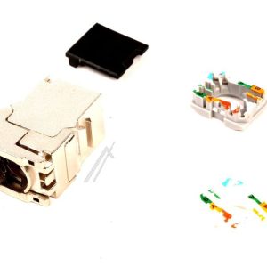 E-20094 RJ45 KEYSTONE SLIMLINE/  SHORTBODY CAT.6A