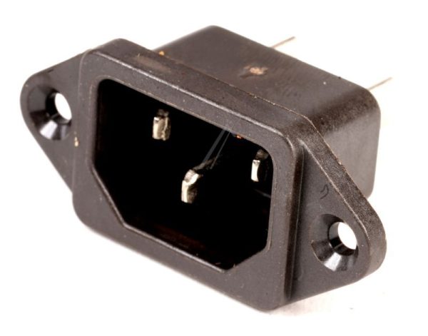 SPP0000040 CONNECT. 3 WAY IEC320 WHIT SCR.