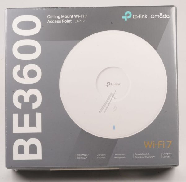 EAP723 TP-LINK EAP723 OMADA BE3600 CEILING MOUNT DUAL-BAND WI-FI 7 ACCESS POINT