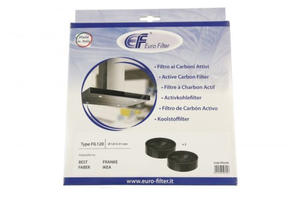 NYTTIG FIL 120 ACTIEF KOOLFILTER ALTERNATIEF VOOR IKEA 904.213.36 /  2 STUKS