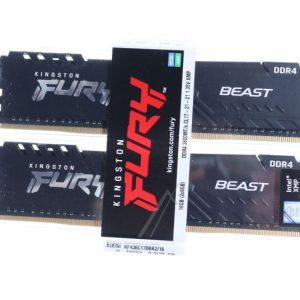 KF436C17BBK2/ 16 FURY BEAST 16 GB DDR4 PC4-28800 KIT ,  CL17