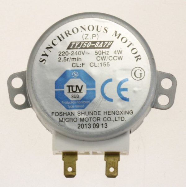 TYJ50-8A7F 11002014000041 DRAAIPLATEAUMOTOR 2,5R/ MIN 4WATT 50HZ