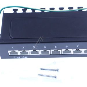DESKTOP PATCHPANEL 8 PORT CAT.6A SCHWARZ