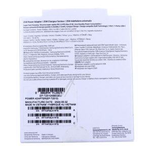 EP-T2510XBEGEU SNELLAADADAPTER (USB TYPE-C,  25 WATT) MET DATAKABEL,  ZWART