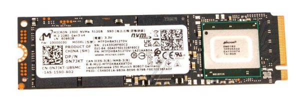 N7JKT-RFB 512GB M.2 2280 PCIE 3.0 NVME