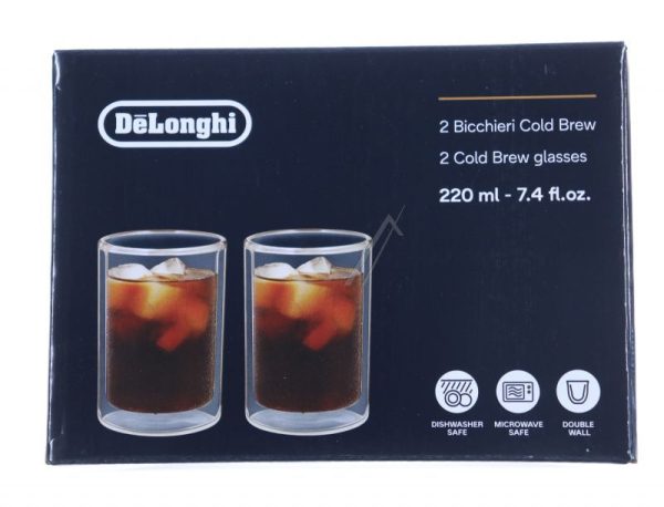 DLSC324 AS00004171 DUBBELWANDIGE COLD BREW GLAZEN,  220 ML,  SET VAN 2