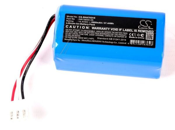 14,4V-2600MAH LI-ION STAUBSAUGERROBOTER AKKU ALTERNATIV FÜR SEVERIN CHILL RB7028 UND CREATE NETBOT S18