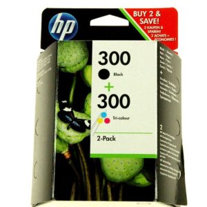 300 CN637EE INKTPATROONSET ZWART    TRI-COLOUR,  8ML.