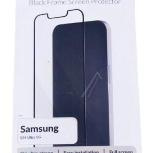 57495 MOBILIZE GLASS SCREEN PROTECTOR - ZWART FRAME - SAMSUNG GALAXY S24 ULTRA 5G